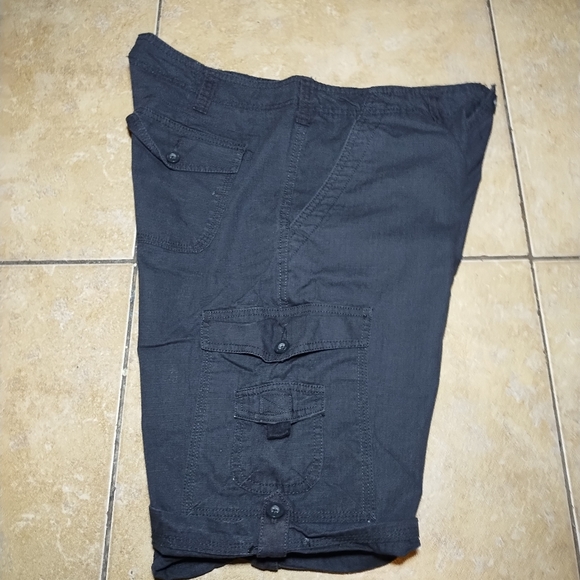 For Him London Dark Blue Cargo Shorts Size 32 - Picture 6 of 11